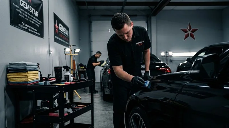 PPF and ceramic coating combination on vehicle